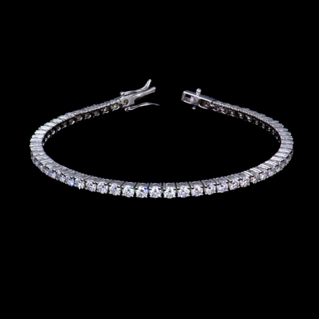 Pulsera King’s Shine Plata 925 Stone Moissanita 20cm