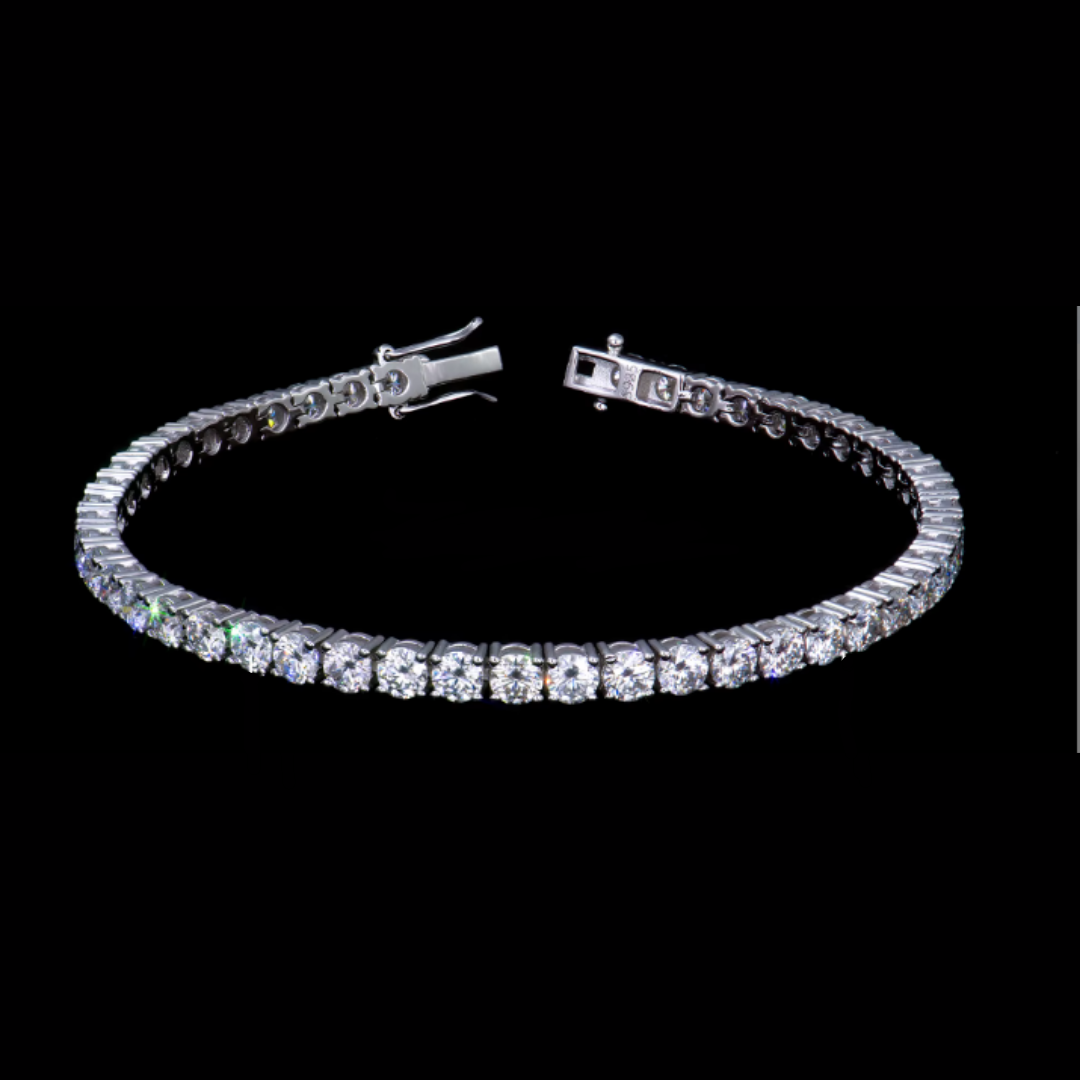Pulsera King’s Shine Plata 925 Stone Moissanita 20cm