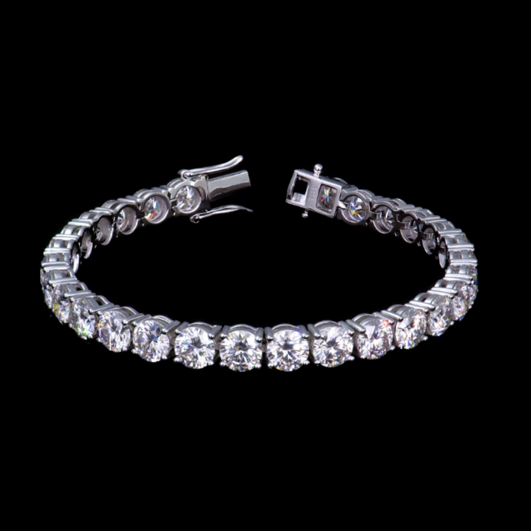 Pulsera King’s Shine Plata 925 Stone Moissanita 20cm