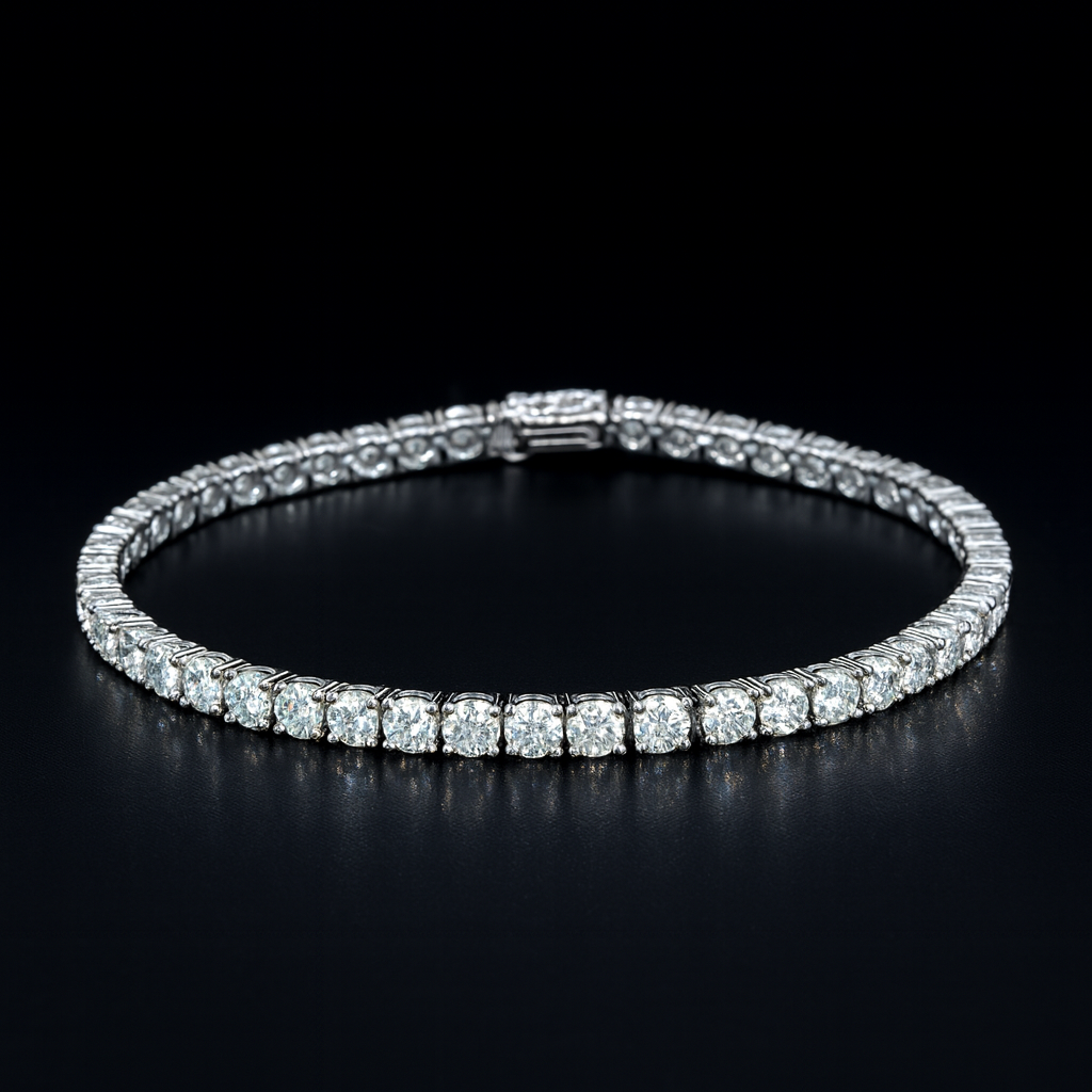 Pulsera King’s Shine Plata 925 Stone Moissanita 17cm