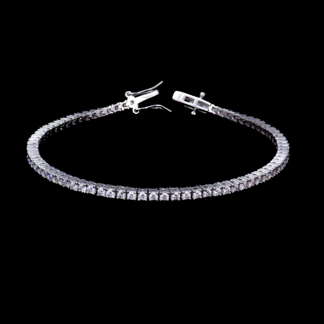 Pulsera King’s Shine Plata 925 Stone Moissanita 20cm