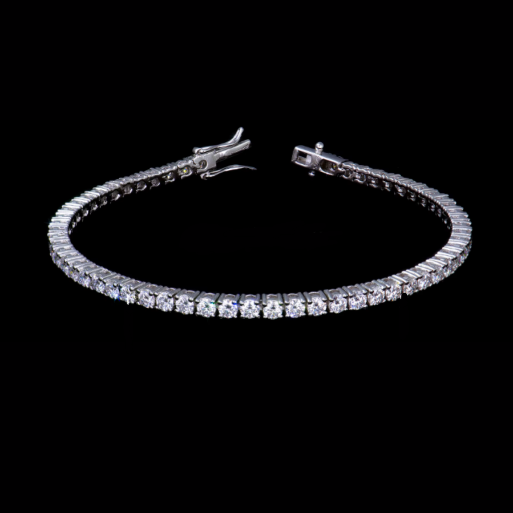 Pulsera King’s Shine Plata 925 Stone Moissanita 17cm