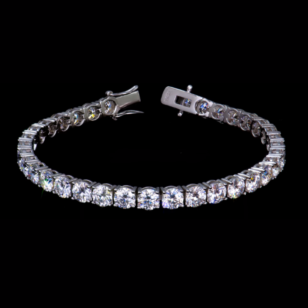 Pulsera King’s Shine Plata 925 Stone Moissanita 20cm